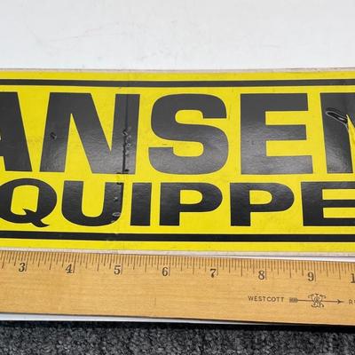 Vintage Automotive Equipment Sticker - Ansen Equipped