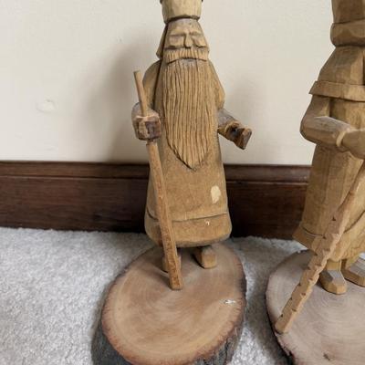 LOT 4B: Hand Carved Wooden Sculptures