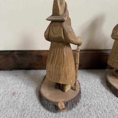 LOT 4B: Hand Carved Wooden Sculptures