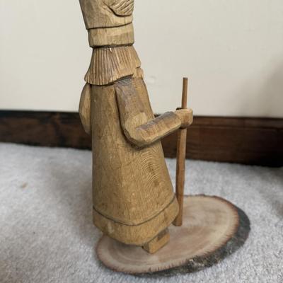 LOT 4B: Hand Carved Wooden Sculptures