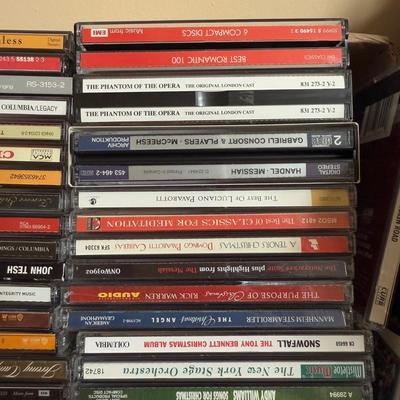 LOT 5B: Large Collection of CDs w/ Rotating CD Rack