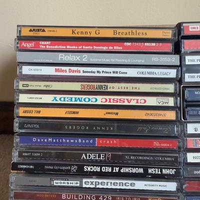 LOT 5B: Large Collection of CDs w/ Rotating CD Rack