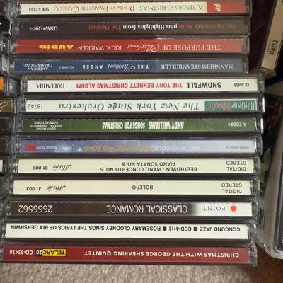 LOT 5B: Large Collection of CDs w/ Rotating CD Rack