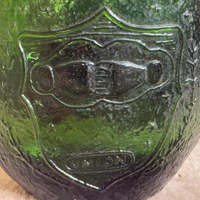 LOT 6B: Collection of Green Glass Bottles & More