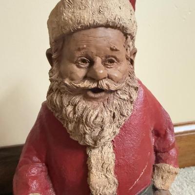 LOT 9B: Tom Clark Santa Sculptures - 1984 Santa III, Mr Claus & Lil' Santa