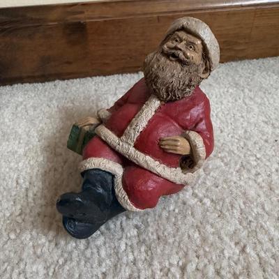 LOT 9B: Tom Clark Santa Sculptures - 1984 Santa III, Mr Claus & Lil' Santa