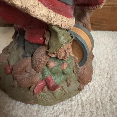 LOT 9B: Tom Clark Santa Sculptures - 1984 Santa III, Mr Claus & Lil' Santa