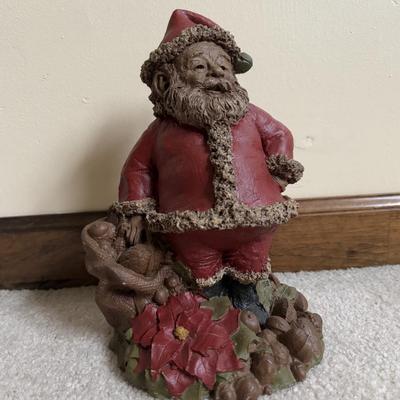 LOT 11B: Tom Clark Santa Sculpture & Cairn Christmas 2001 Gnome