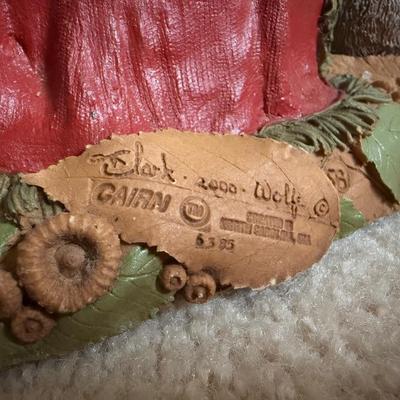 LOT 11B: Tom Clark Santa Sculpture & Cairn Christmas 2001 Gnome