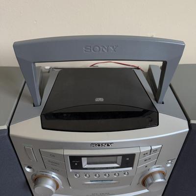 LOT 13B: Sony CD Radio Cassette-Corder Model No CFD-ZW755
