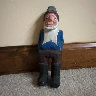 LOT 17B: Hand Carved Tom Pollock Wood Decor