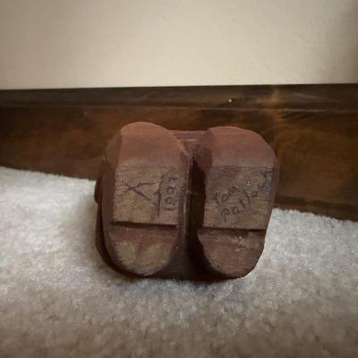 LOT 17B: Hand Carved Tom Pollock Wood Decor