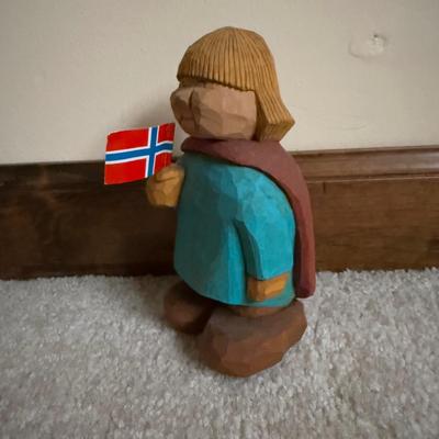 LOT 17B: Hand Carved Tom Pollock Wood Decor