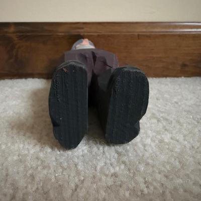 LOT 17B: Hand Carved Tom Pollock Wood Decor