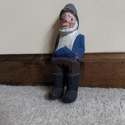 LOT 17B: Hand Carved Tom Pollock Wood Decor