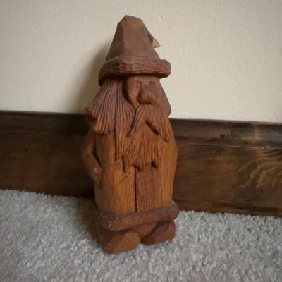 LOT 17B: Hand Carved Tom Pollock Wood Decor