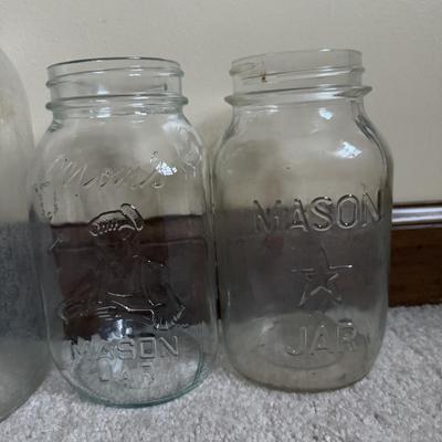 LOT 18B: Mason Jars - Ball, Atlas & More w/ Stylish Lids and Ring Tops