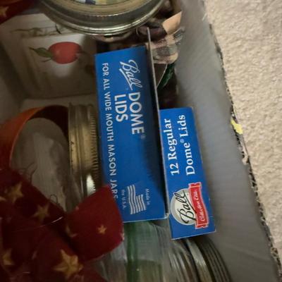 LOT 18B: Mason Jars - Ball, Atlas & More w/ Stylish Lids and Ring Tops