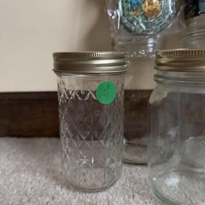 LOT 18B: Mason Jars - Ball, Atlas & More w/ Stylish Lids and Ring Tops