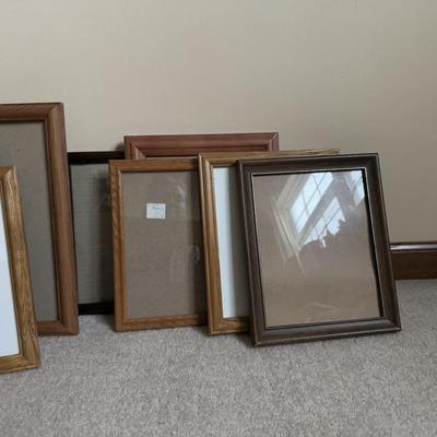 LOT 20B: Large Collection of Photo Frames - Wood, Metal, Folding & More