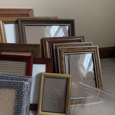 LOT 20B: Large Collection of Photo Frames - Wood, Metal, Folding & More