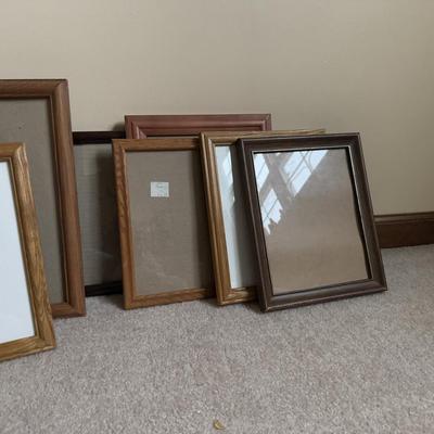 LOT 20B: Large Collection of Photo Frames - Wood, Metal, Folding & More