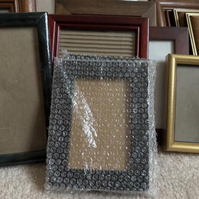 LOT 20B: Large Collection of Photo Frames - Wood, Metal, Folding & More