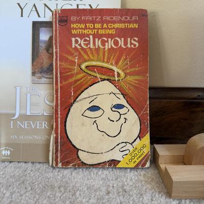 LOT 26B: Religious Home Decor & Books