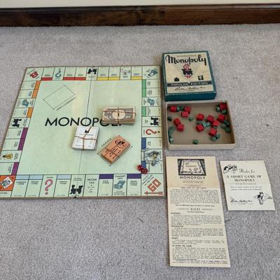 LOT 27B: Vintage 1950s Monopoly, 1970s Triple Yahtzee & c1950s-60s Kids Puzzles