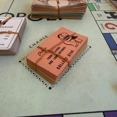 LOT 27B: Vintage 1950s Monopoly, 1970s Triple Yahtzee & c1950s-60s Kids Puzzles