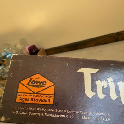 LOT 27B: Vintage 1950s Monopoly, 1970s Triple Yahtzee & c1950s-60s Kids Puzzles