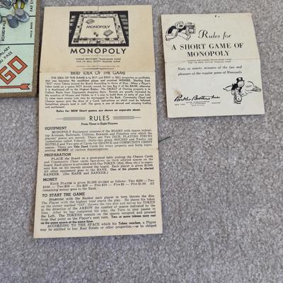 LOT 27B: Vintage 1950s Monopoly, 1970s Triple Yahtzee & c1950s-60s Kids Puzzles