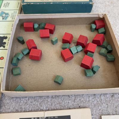 LOT 27B: Vintage 1950s Monopoly, 1970s Triple Yahtzee & c1950s-60s Kids Puzzles