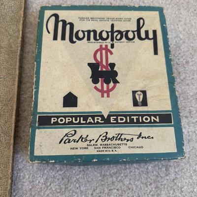 LOT 27B: Vintage 1950s Monopoly, 1970s Triple Yahtzee & c1950s-60s Kids Puzzles