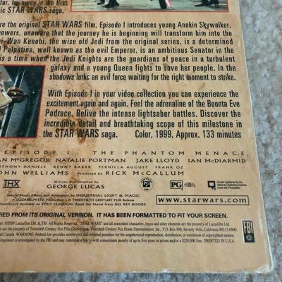 LOT 30B: VHS - Star Wars Special Edition Trilogy Box Set, Copies of Star Wars Episodes I & II & Animated Adaptation of JRR...