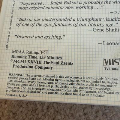 LOT 30B: VHS - Star Wars Special Edition Trilogy Box Set, Copies of Star Wars Episodes I & II & Animated Adaptation of JRR...