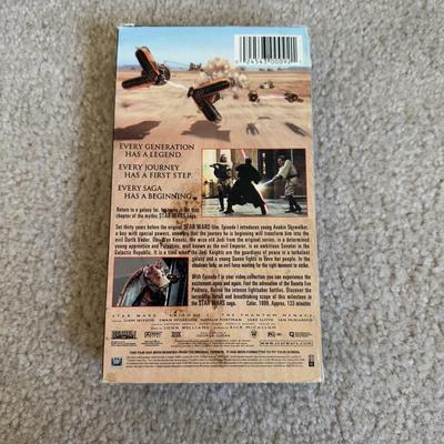 LOT 30B: VHS - Star Wars Special Edition Trilogy Box Set, Copies of Star Wars Episodes I & II & Animated Adaptation of JRR...