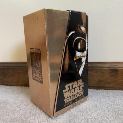 LOT 30B: VHS - Star Wars Special Edition Trilogy Box Set, Copies of Star Wars Episodes I & II & Animated Adaptation of JRR...