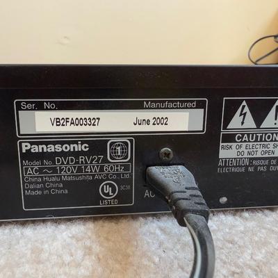 LOT 31B: Panasonic DVD/CD Player Model DVD-RV27 w/ Collection of DVDs - Avatar, Mamma Mia, Lord of the Rings & More