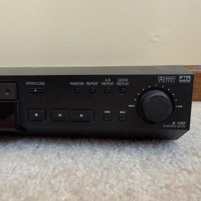 LOT 31B: Panasonic DVD/CD Player Model DVD-RV27 w/ Collection of DVDs - Avatar, Mamma Mia, Lord of the Rings & More