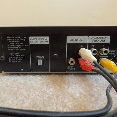 LOT 31B: Panasonic DVD/CD Player Model DVD-RV27 w/ Collection of DVDs - Avatar, Mamma Mia, Lord of the Rings & More