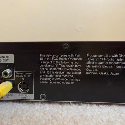 LOT 31B: Panasonic DVD/CD Player Model DVD-RV27 w/ Collection of DVDs - Avatar, Mamma Mia, Lord of the Rings & More