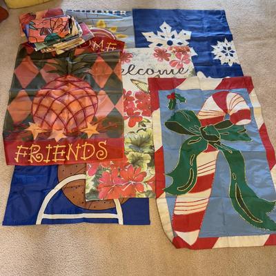 LOT 38B: Collection of Outdoor Garden Flags