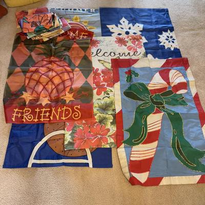 LOT 38B: Collection of Outdoor Garden Flags