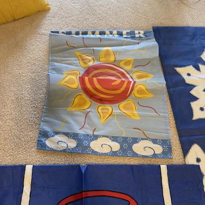 LOT 38B: Collection of Outdoor Garden Flags