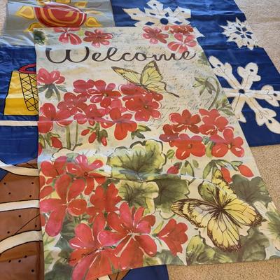 LOT 38B: Collection of Outdoor Garden Flags