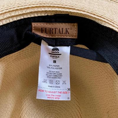 LOT 44 M: Furtalk Panama Hat Size Large & Stetson Bolero Size 50/7