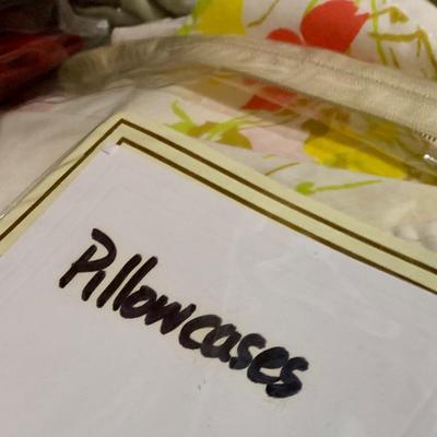 LOT 45 Z: Closet Clear Out! Bedsheets, Towels, Pillows, & More
