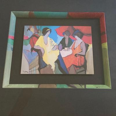 LOT 52 M: Framed & Signed Itzchak Tarkay Painting