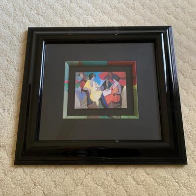 LOT 52 M: Framed & Signed Itzchak Tarkay Painting